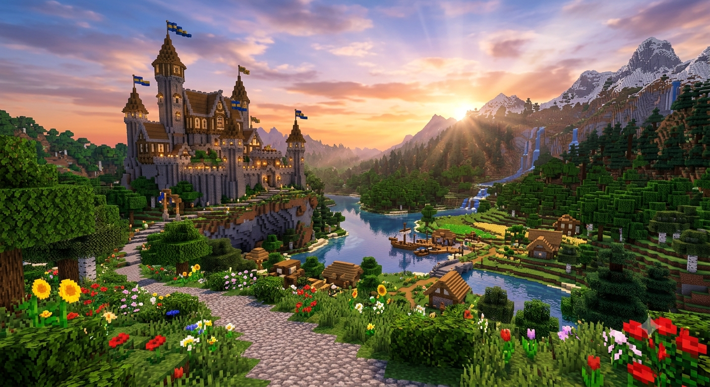 Minecraft World Background